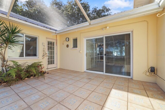1549 San Christopher Dr, Dunedin, FL 34698 - view of patio / terrace featuring a lanai