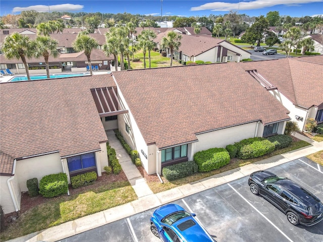 bird's eye view featuring a residential view