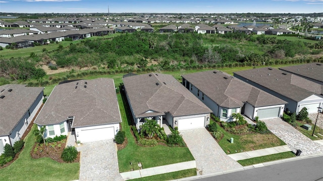 drone / aerial view featuring a residential view