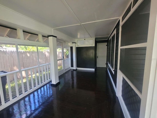 sunroom with a healthy amount of sunlight