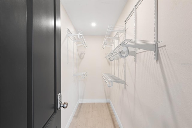 810 22nd St N, Saint Petersburg, FL 33713 - spacious closet featuring light wood finished floors