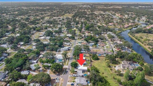 9048 94th St, Seminole, FL 33777 - drone / aerial view with a residential view and a water view