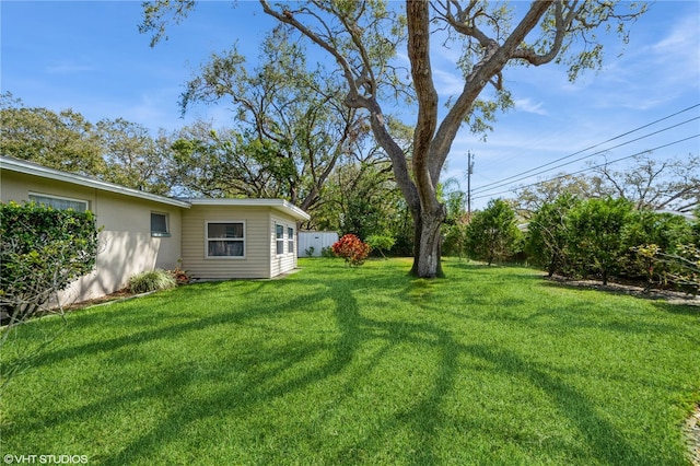 view of yard