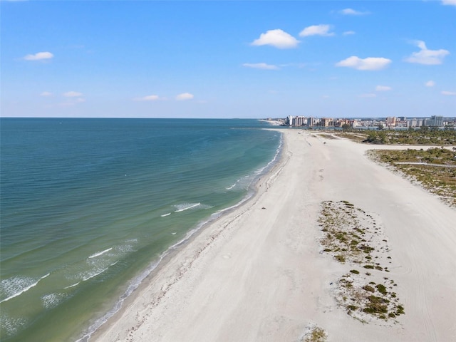 water view with a beach view