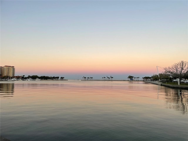 property view of water