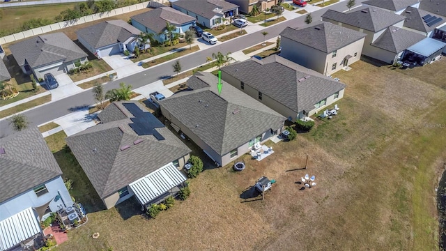 drone / aerial view featuring a residential view