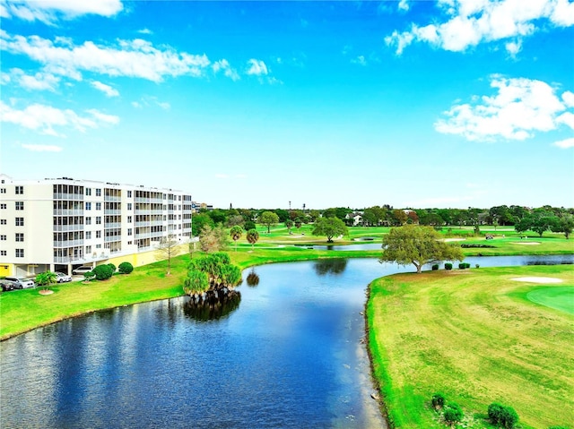 water view with view of golf course