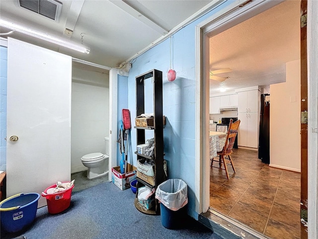 hallway with visible vents