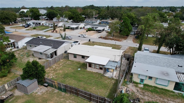 drone / aerial view featuring a residential view