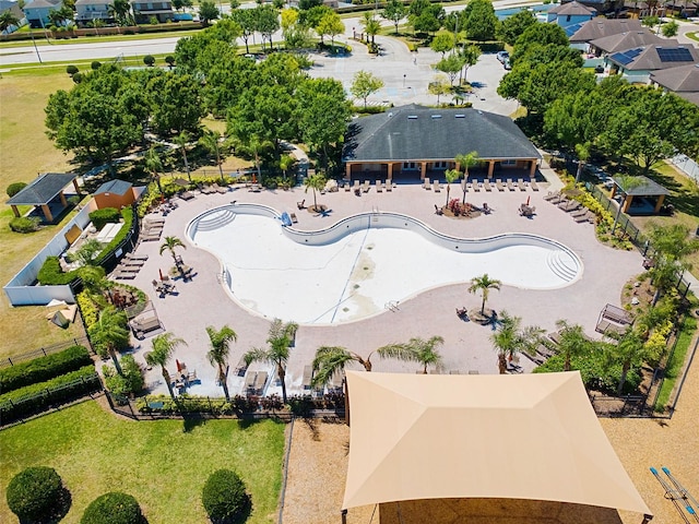 drone / aerial view