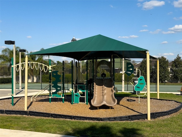 view of communal playground