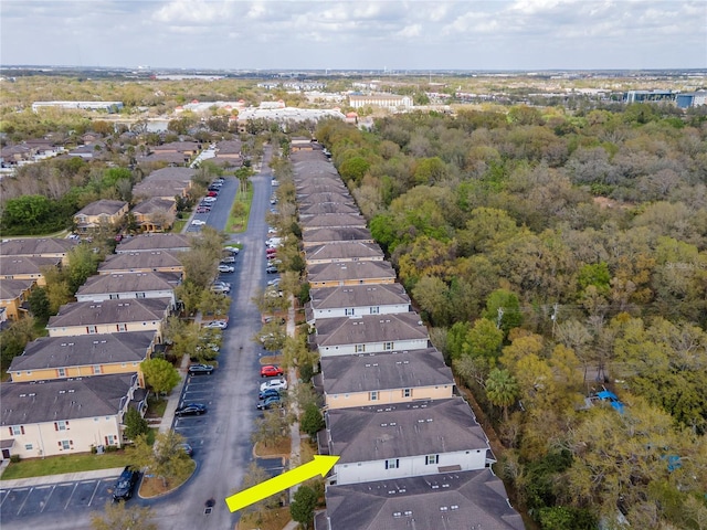 birds eye view of property featuring a residential view