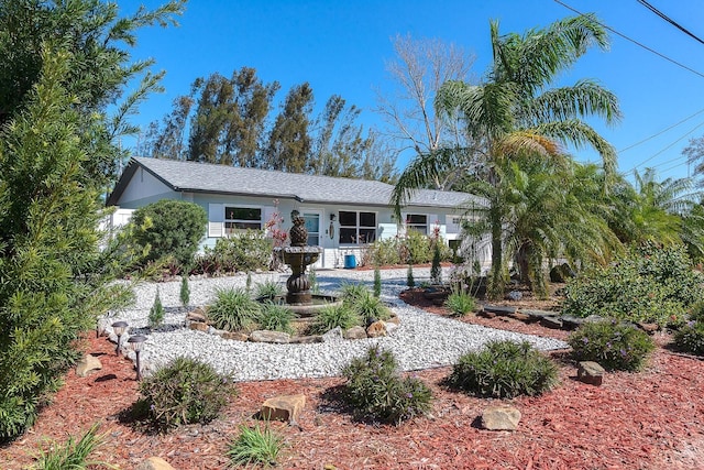 view of ranch-style home