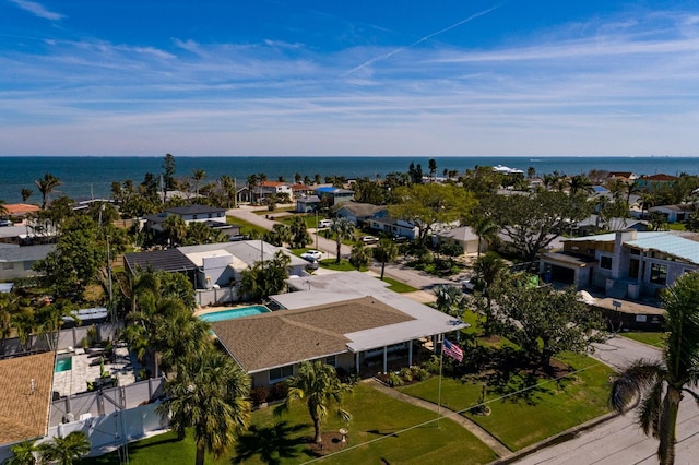 2340 W Bay Isle Dr SE, Saint Petersburg, FL 33705 - bird's eye view with a water view