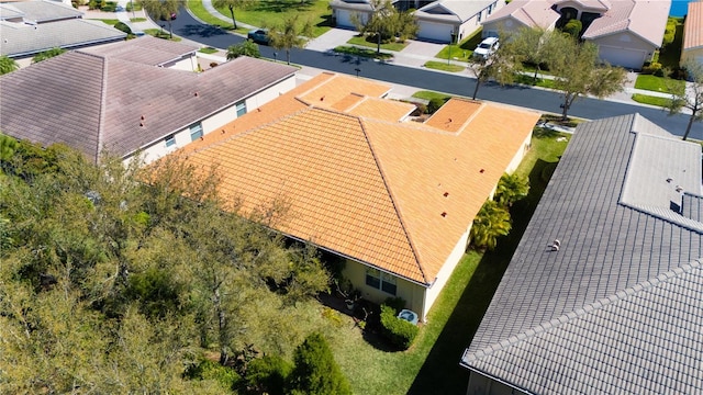 bird's eye view featuring a residential view