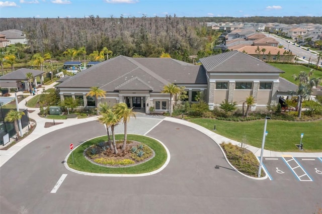 bird's eye view featuring a residential view