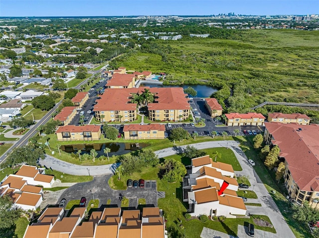 birds eye view of property featuring a residential view