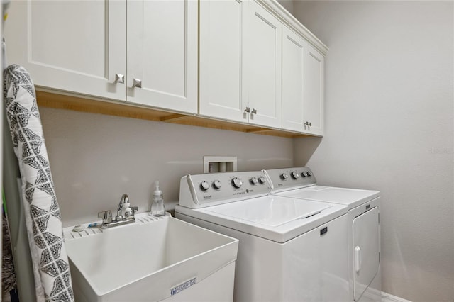 1467 Twin Villas Way, Dunedin, FL 34698 - laundry area with washer and dryer and cabinet space