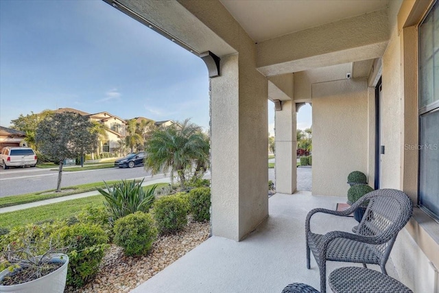 view of patio / terrace featuring a porch