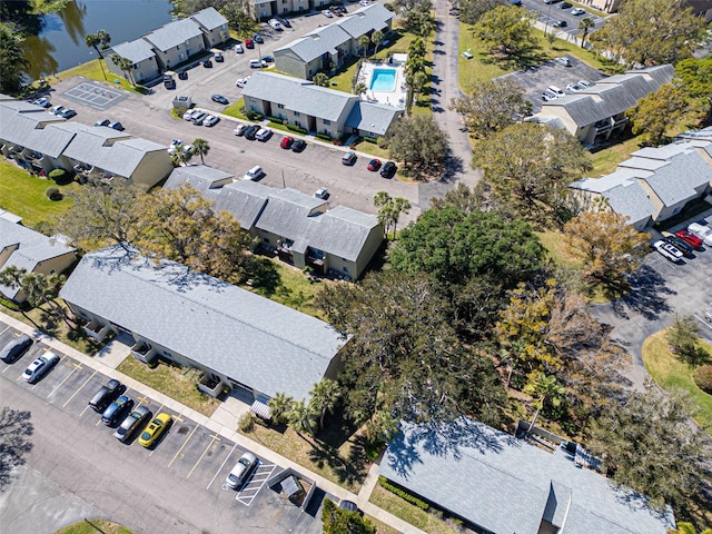 birds eye view of property featuring a residential view