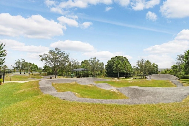 surrounding community featuring a yard