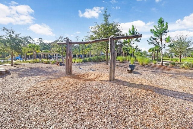 view of communal playground