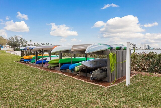 communal playground with a yard