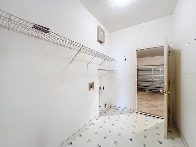 laundry area with washer hookup