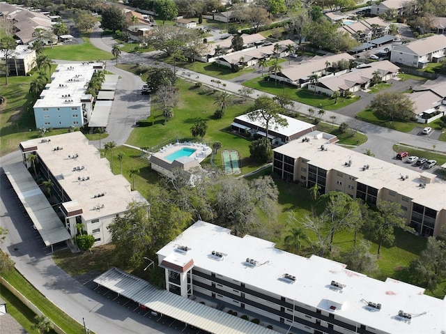 birds eye view of property featuring a residential view