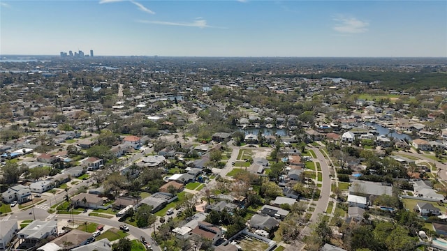 bird's eye view featuring a residential view