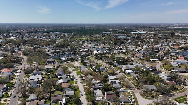 aerial view featuring a residential view