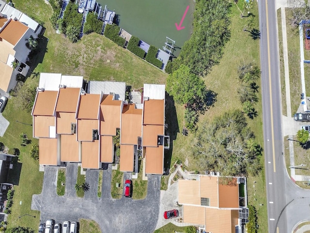 drone / aerial view featuring a residential view