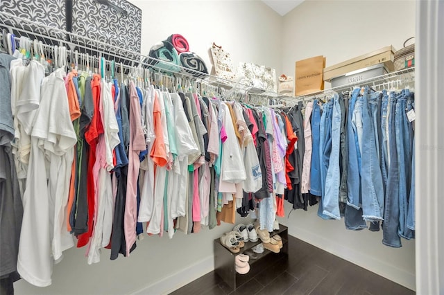 4411 Culbreath Rd, Valrico, FL 33596 - walk in closet with wood finished floors