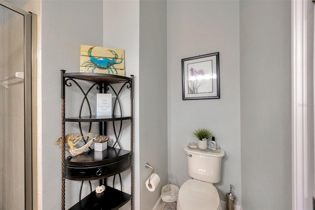 4411 Culbreath Rd, Valrico, FL 33596 - bathroom featuring toilet and a shower stall