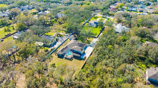 4411 Culbreath Rd, Valrico, FL 33596 - birds eye view of property with a residential view