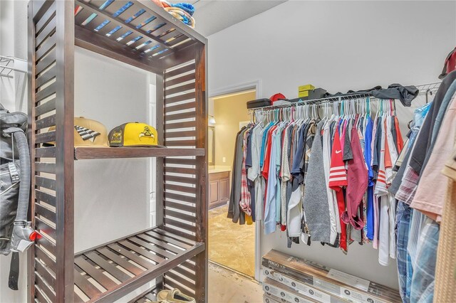 view of spacious closet