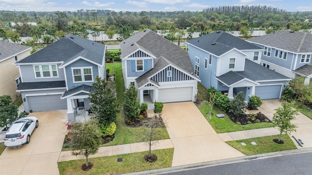 drone / aerial view featuring a residential view