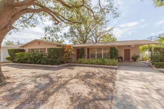 4517 S Renellie Dr, Tampa, FL 33611 - view of single story home