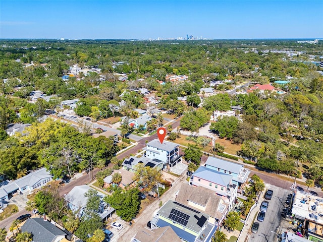 5402 31st Ave S, Gulfport, FL 33707 - birds eye view of property featuring a residential view