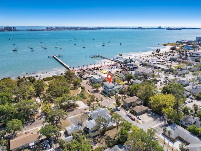 5402 31st Ave S, Gulfport, FL 33707 - bird's eye view with a water view