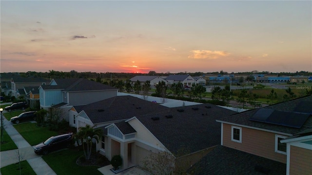 birds eye view of property featuring a residential view