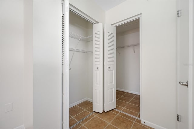 view of closet