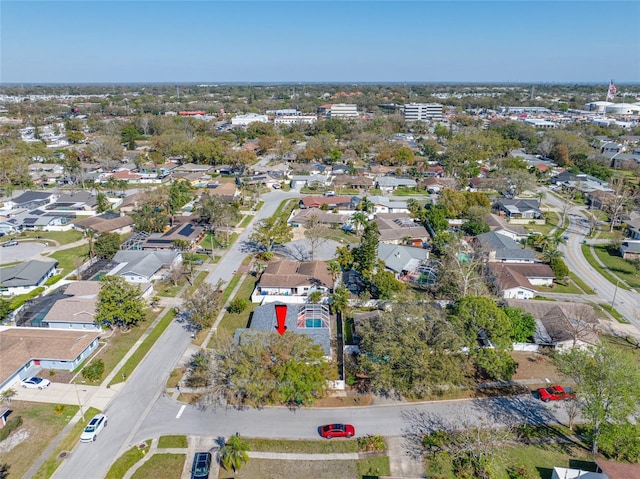 drone / aerial view featuring a residential view