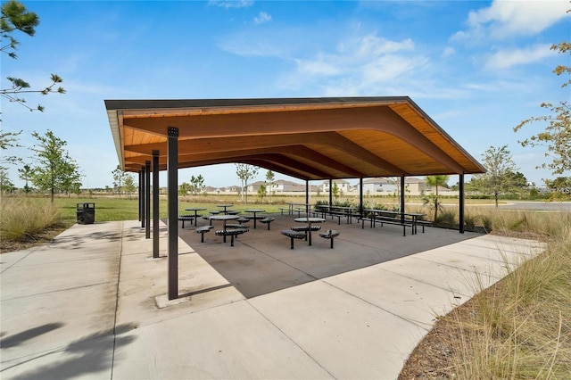 view of property's community featuring a gazebo