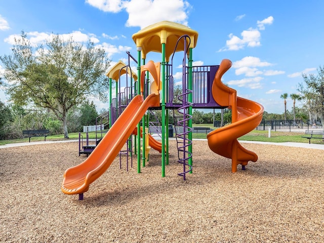 view of community playground