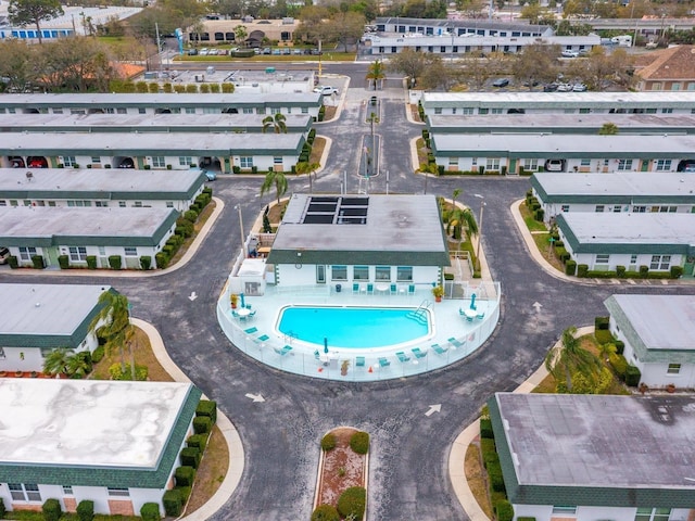 birds eye view of property featuring a residential view