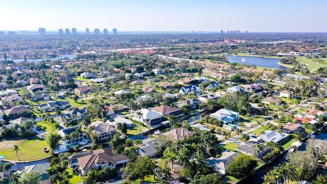 27150 Del Ln, Bonita Springs, FL 34135 - birds eye view of property featuring a water view and a residential view