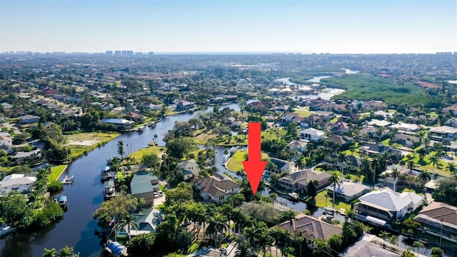 27150 Del Ln, Bonita Springs, FL 34135 - drone / aerial view featuring a residential view and a water view