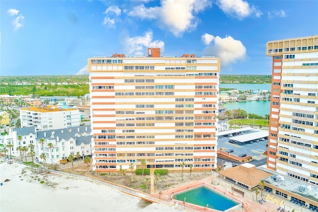 view of property featuring a water view