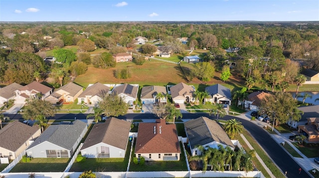 birds eye view of property featuring a residential view